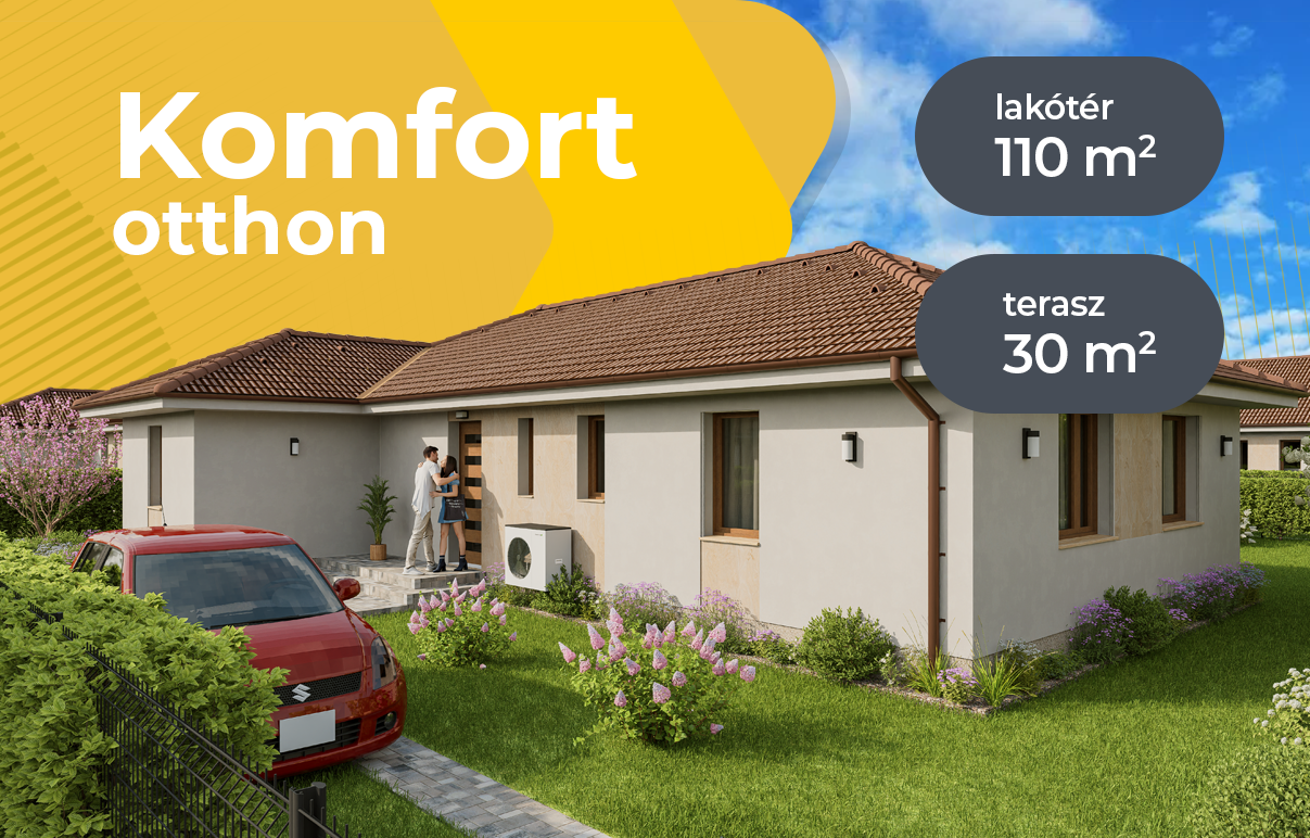 110 m²-es családi ház Alsónémediben